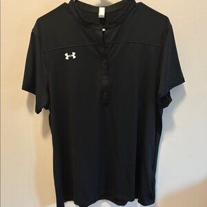 Under Armour Black Casual Button Down Shirt